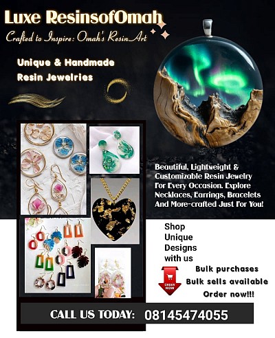 We make all kinds of resin art pieces, Jewelry sets, customized key chains for your weddings and ceremonies