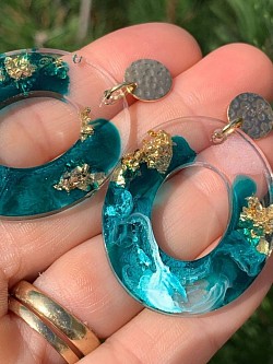 Resin earrings